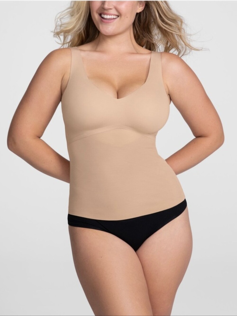 Honeylove Liftwear Sand Shapewear Tummy Control Tank Size XL